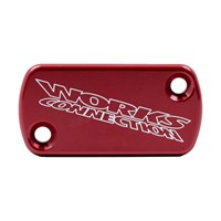 FRONT BRAKE MASTERCYLINDER COVER HON/KAW/TM/BETA, CR/CRF 96-26, KX250F/X 21-26, KX450F/X 19-23 RED (R)